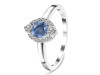 Kyanite & White Topaz Ring KYN-RDR-2504.
