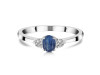 Kyanite & White Topaz Ring KYN-RDR-2542.