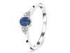 Kyanite & White Topaz Ring KYN-RDR-2542.