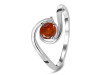 Kyanite (Orange) & White Topaz Ring KYN-RDR-2622-O.