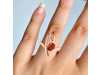 Kyanite (Orange) Ring KYN-RDR-33-O.