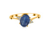 Kyanite & White Topaz Ring KYN-RDR-351.