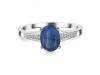 Kyanite & White Topaz Ring KYN-RDR-362.