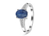Kyanite & White Topaz Ring KYN-RDR-362.
