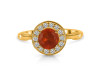 Kyanite (Orange) Ring KYN-RDR-364-O.