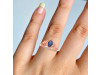 Kyanite & White Topaz Ring KYN-RDR-365.