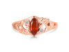 Kyanite (Orange) Ring KYN-RDR-370-O.