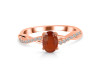 Kyanite (Orange) Ring KYN-RDR-376-O.