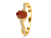Kyanite (Orange) Ring KYN-RDR-376-O.