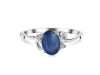 Kyanite & White Topaz Ring KYN-RDR-383.