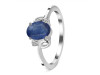 Kyanite & White Topaz Ring KYN-RDR-383.