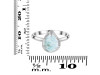 Close Out Larimar & White Topaz Ring LAR-CO-RDR-3236.
