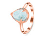 Close Out Larimar & White Topaz Ring LAR-CO-RDR-3236.