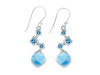 Larimar & Blue Topaz Earring LAR-RDE-102.