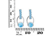 Larimar & Blue Topaz Earring LAR-RDE-104.