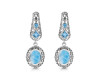 Larimar & Blue Topaz Earring LAR-RDE-109.