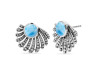 Larimar Stud Earring LAR-RDE-71.