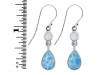 Larimar & Moonstone Earring LAR-RDE-798.