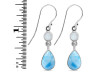 Larimar & Moonstone Earring LAR-RDE-801.