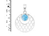 Larimar Pendant LAR-RDEP-151.