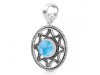 Larimar Pendant LAR-RDEP-200.