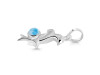 Larimar Dolphin Pendant LAR-RDP-146.