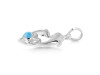 Larimar Dolphin Pendant LAR-RDP-151.