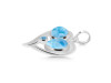 Larimar & Blue Topaz Heart Pendant LAR-RDP-154.