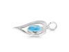 Larimar Heart Pendant LAR-RDP-156.