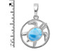 Larimar Pendant LAR-RDP-238.