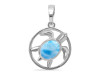 Larimar Pendant LAR-RDP-238.