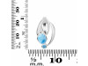 Larimar & Blue Topaz Pendant LAR-RDP-253.
