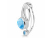 Larimar & Blue Topaz Pendant LAR-RDP-253.