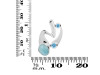 Larimar & Blue Topaz Pendant LAR-RDP-254.