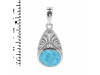 Larimar Pendant LAR-RDP-345.