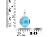 Larimar Pendant LAR-RDP-687.