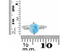 Larimar & White Topaz Ring LAR-RDR-3192.