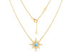 Larimar & White Topaz Necklace LAR-RN-18.