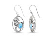Larimar Sea Horse Earring LAR-RUE-5.