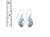 Larimar Shell Earring LAR-RUE-6.
