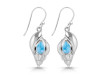Larimar Shell Earring LAR-RUE-7.