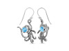 Larimar Octopus Earring LAR-RUE-15.