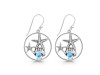 Larimar Star Fish & Shell Earring LAR-RUE-16.