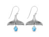 Larimar Whale Tail Earring LAR-RUE-22.