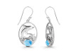 Larimar Dolphin Earring LAR-RUE-24.