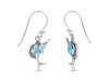 Larimar Sail Fish Earring LAR-RUE-25.