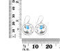 Larimar Sail Fish Earring LAR-RUE-32.