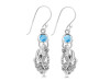 Larimar Mermaid & Dolphin Earring LAR-RUE-35.