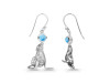 Larimar Seal Earring LAR-RUE-37.