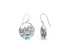 Larimar Sea Horse & Fish Earring LAR-RUE-41.